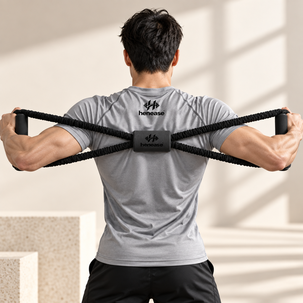henease™ Cross-Directional Elastic Chest & Back Resistance Band