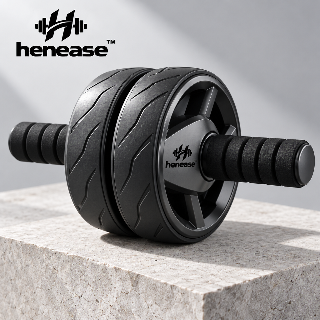 henease™ Matte Dual-Wheel Automatic Rebound Ab Roller