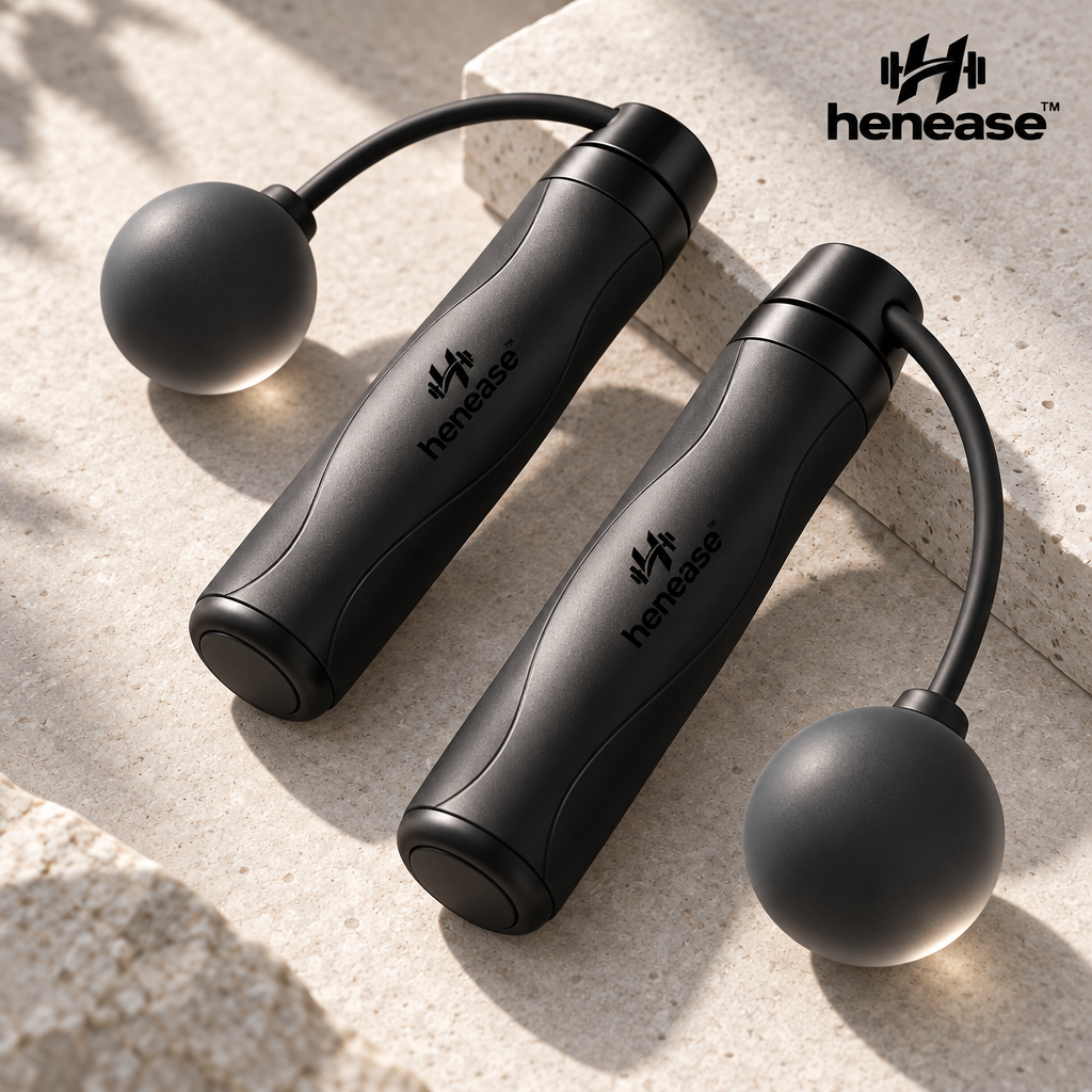 henease™ Cordless Weighted Electronic Jump Rope with Magnetic Resistance