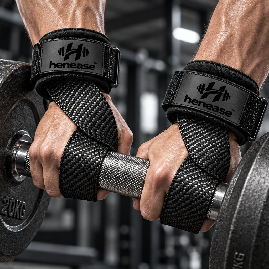 henease™ Carbon Fiber Non-Slip Self-Locking Lifting Straps