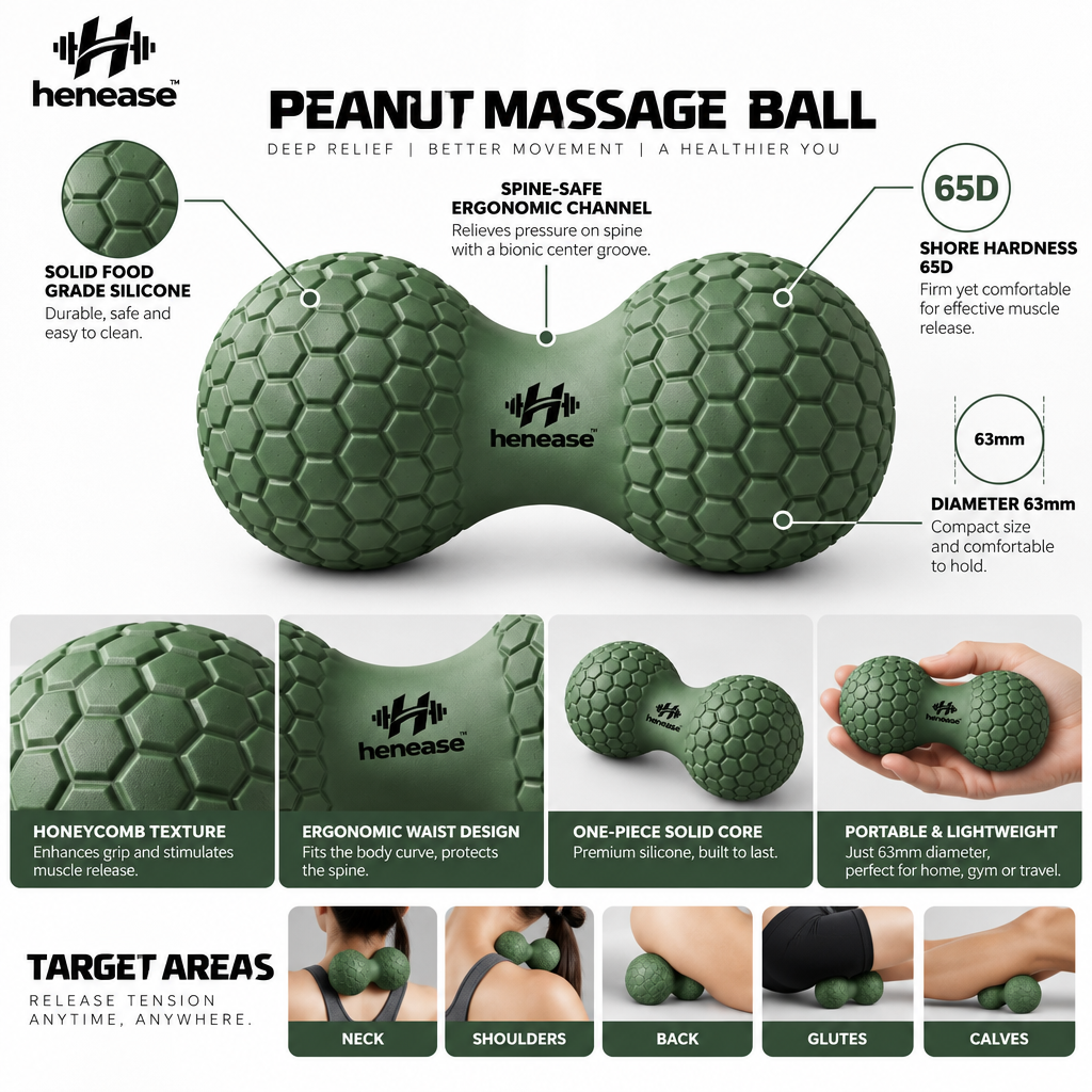 henease™ Dual-Sided Honeycomb Muscle Release Ball