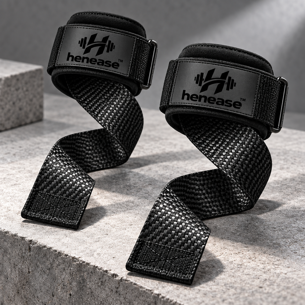 henease™ Carbon Fiber Non-Slip Self-Locking Lifting Straps