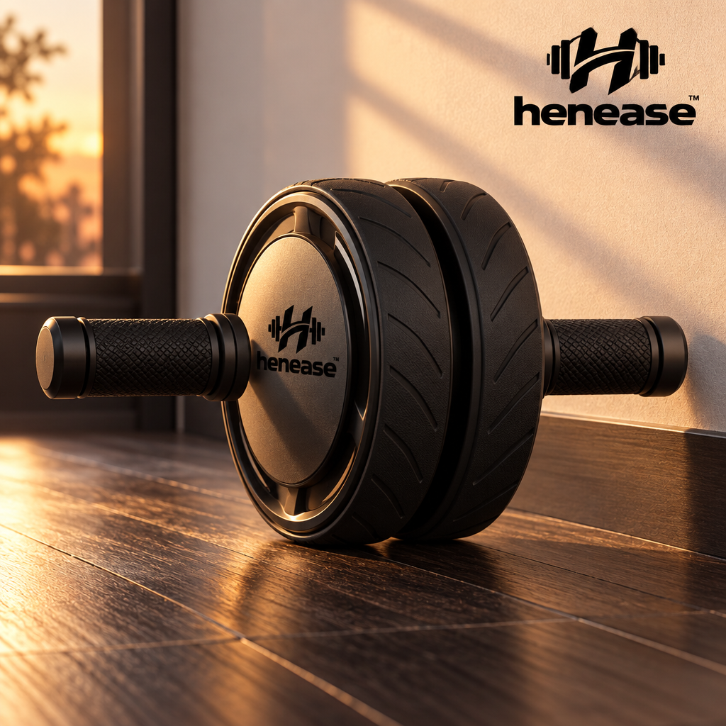 henease™ Matte Dual-Wheel Automatic Rebound Ab Roller