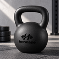 henease™ Solid Cast Matte Kettlebell