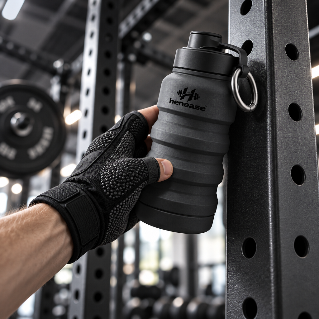 henease™ Matte Magnetic Foldable Fitness Water Bottle